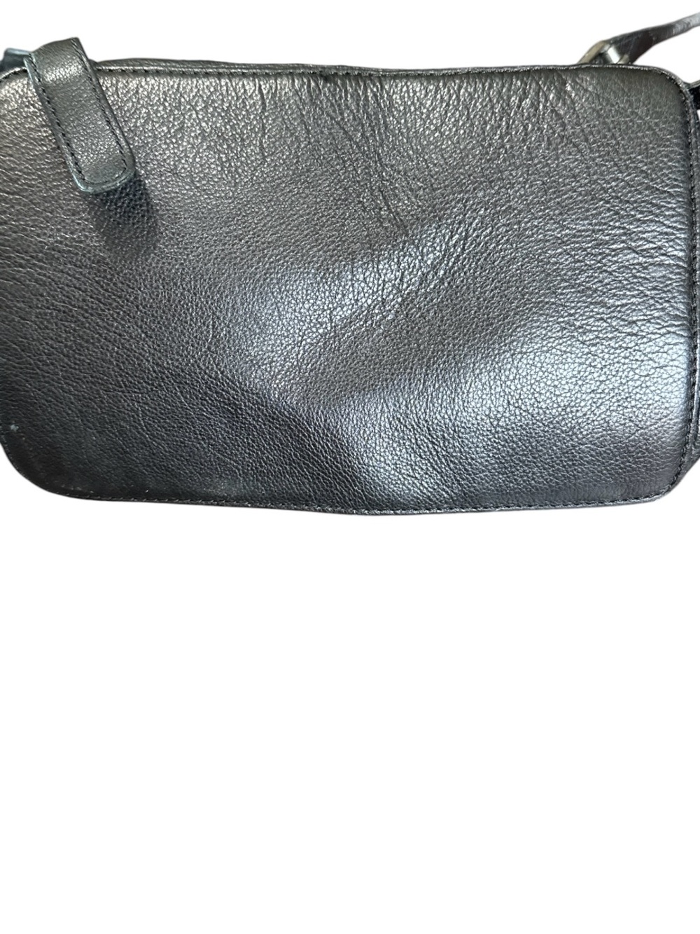 Frye Black Pebbled Leather Drawstring Backpack - Picture 3 of 8